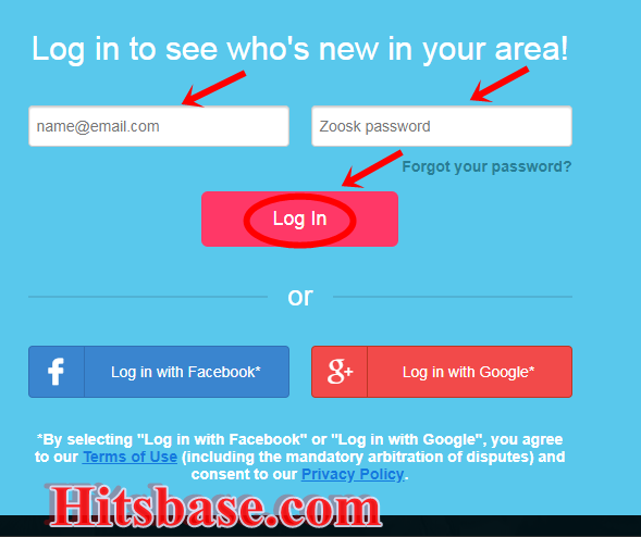 Sign in facebook zoosk with 3 Ways