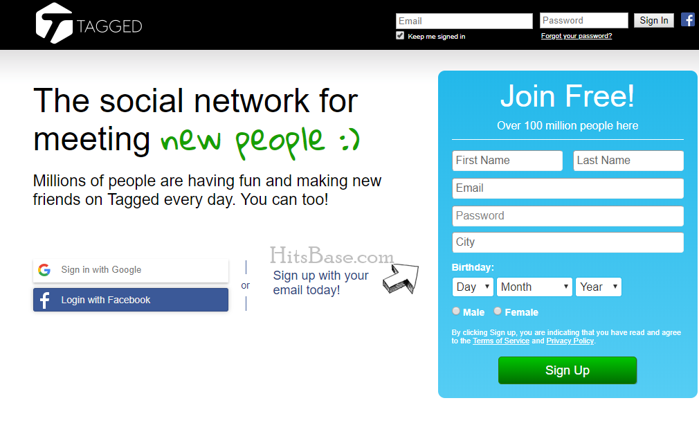 Тегом com. Meet the New Facebook login. Тег click. Sing in регистрация. Today email.