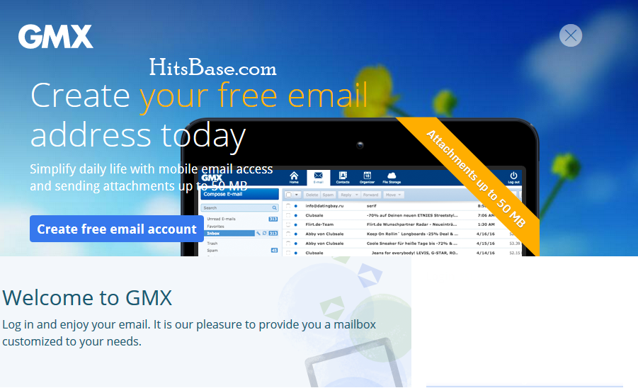 Gmx email sign up